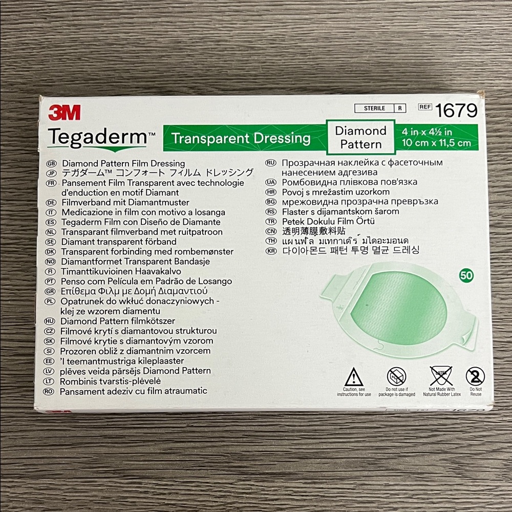 3M Tegaderm Transparent Dressing - Green